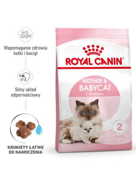 Royal Canin Mother&Babycat karma sucha dla kotek w okresie ciąży, laktacji i kociąt od 1 do 4 miesiąca 2kg