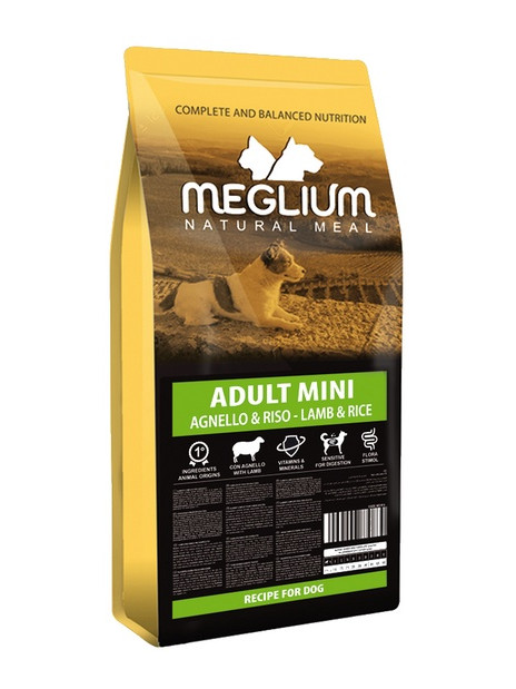 Meglium Dog Mini Adult Lamb & Rice 7kg
