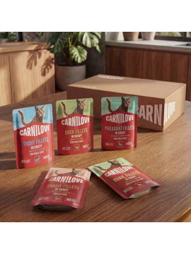 Carnilove Cat Trout - pstrąg w sosie saszetka 85g