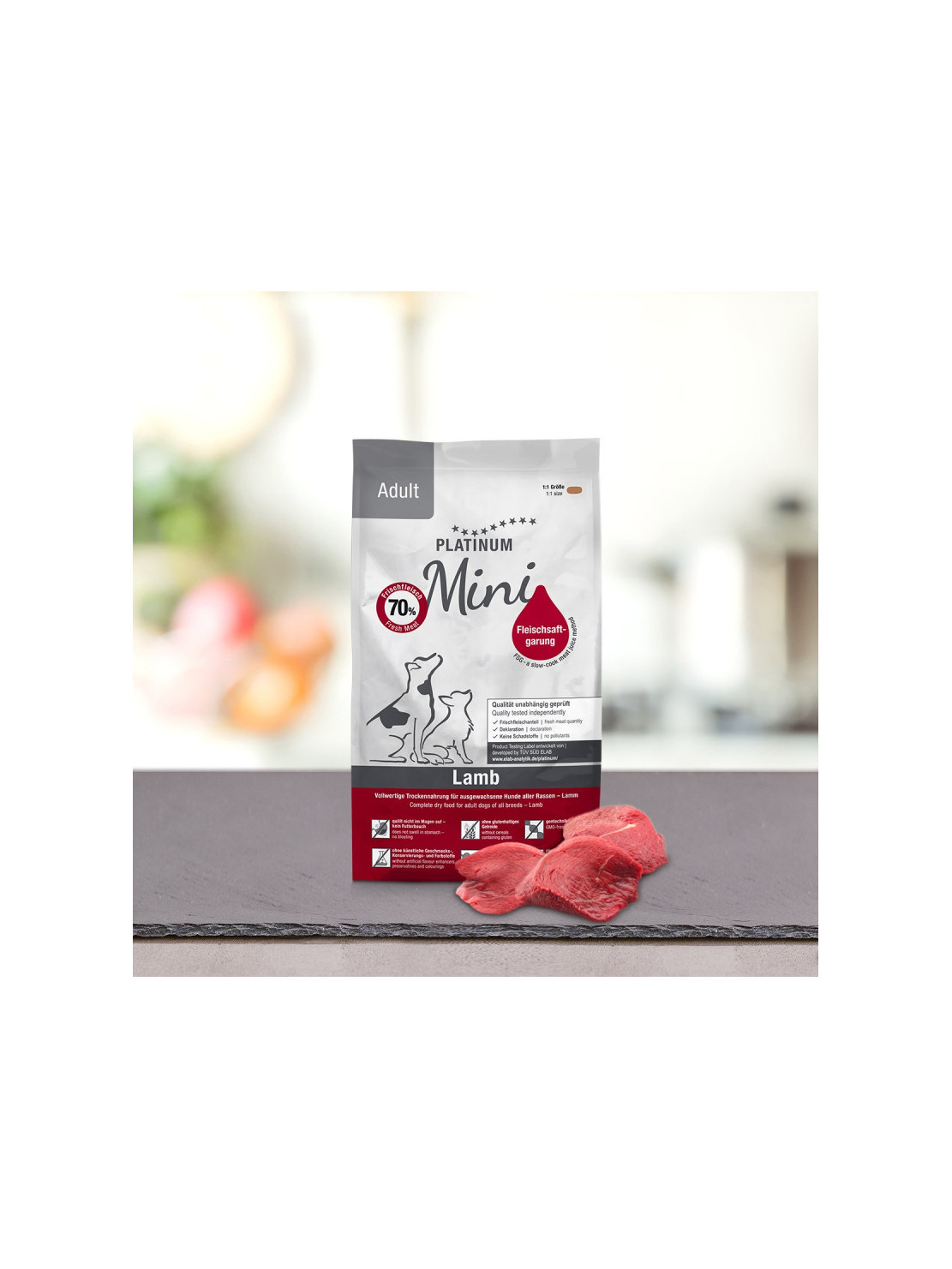 PLATINUM Adult Lamb Mini 900g - karma półwilgotna dla psa