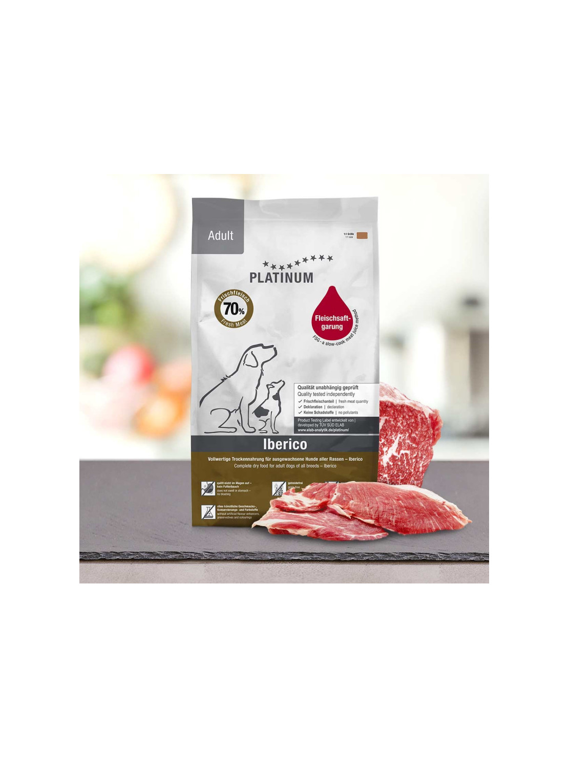 PLATINUM Adult Iberico 1,5 kg - karma półwilgotna dla psa