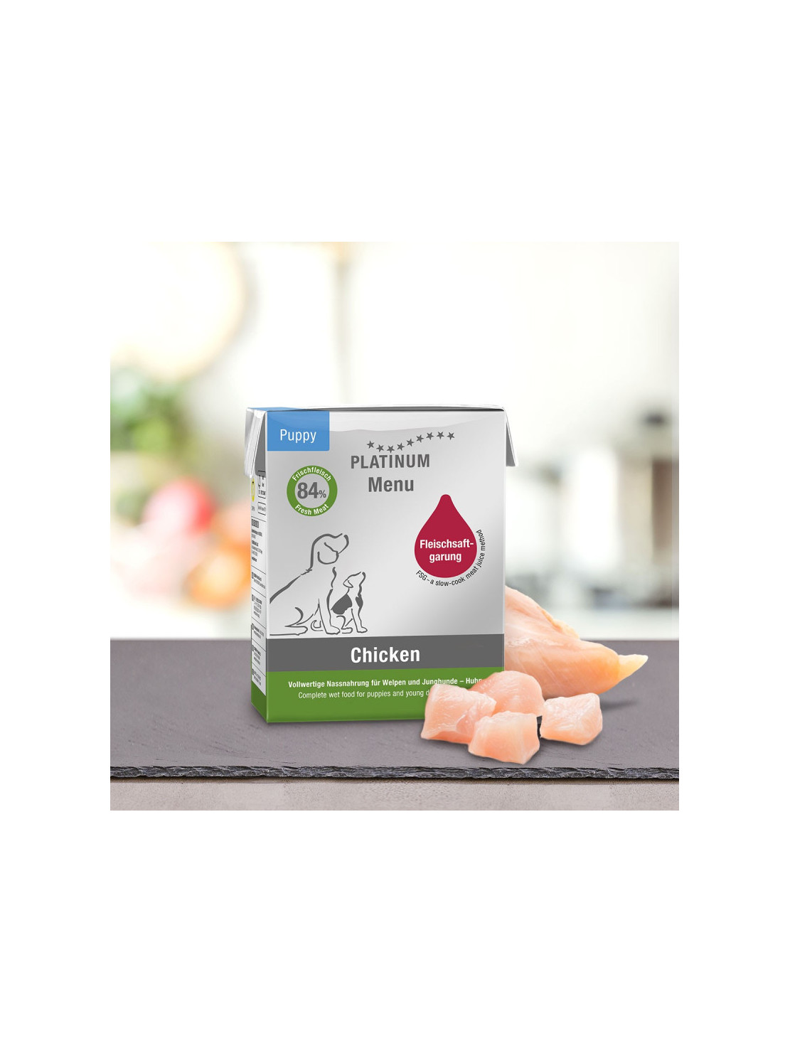 PLATINUM Menu Puppy Chicken 375g