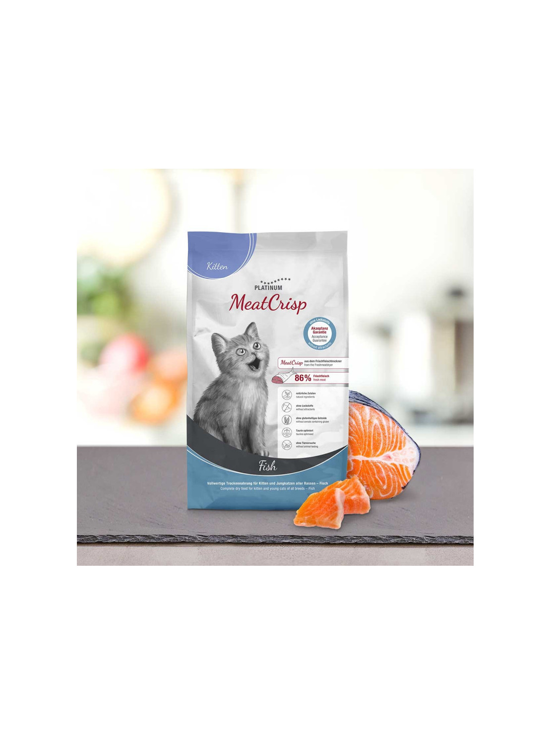 PLATINUM MeatCrisp Kitten Fish 400g
