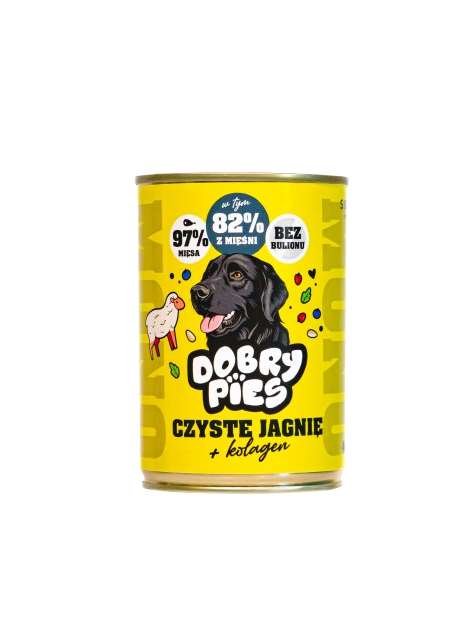 DOBRY PIES 97% MIĘSA Monobiałkowa Jagnięcina 400g