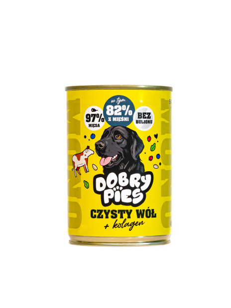 DOBRY PIES 97% MIĘSA Monobiałkowa Wołowina 400g