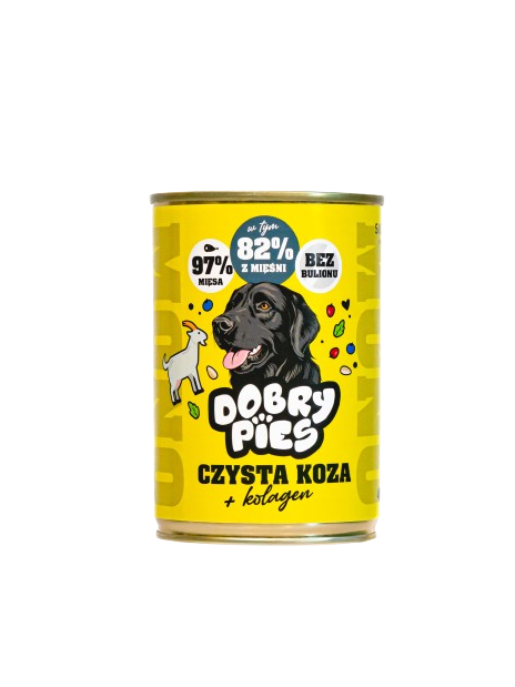 DOBRY PIES 97% MIĘSA Monobiałkowa Koza 400g