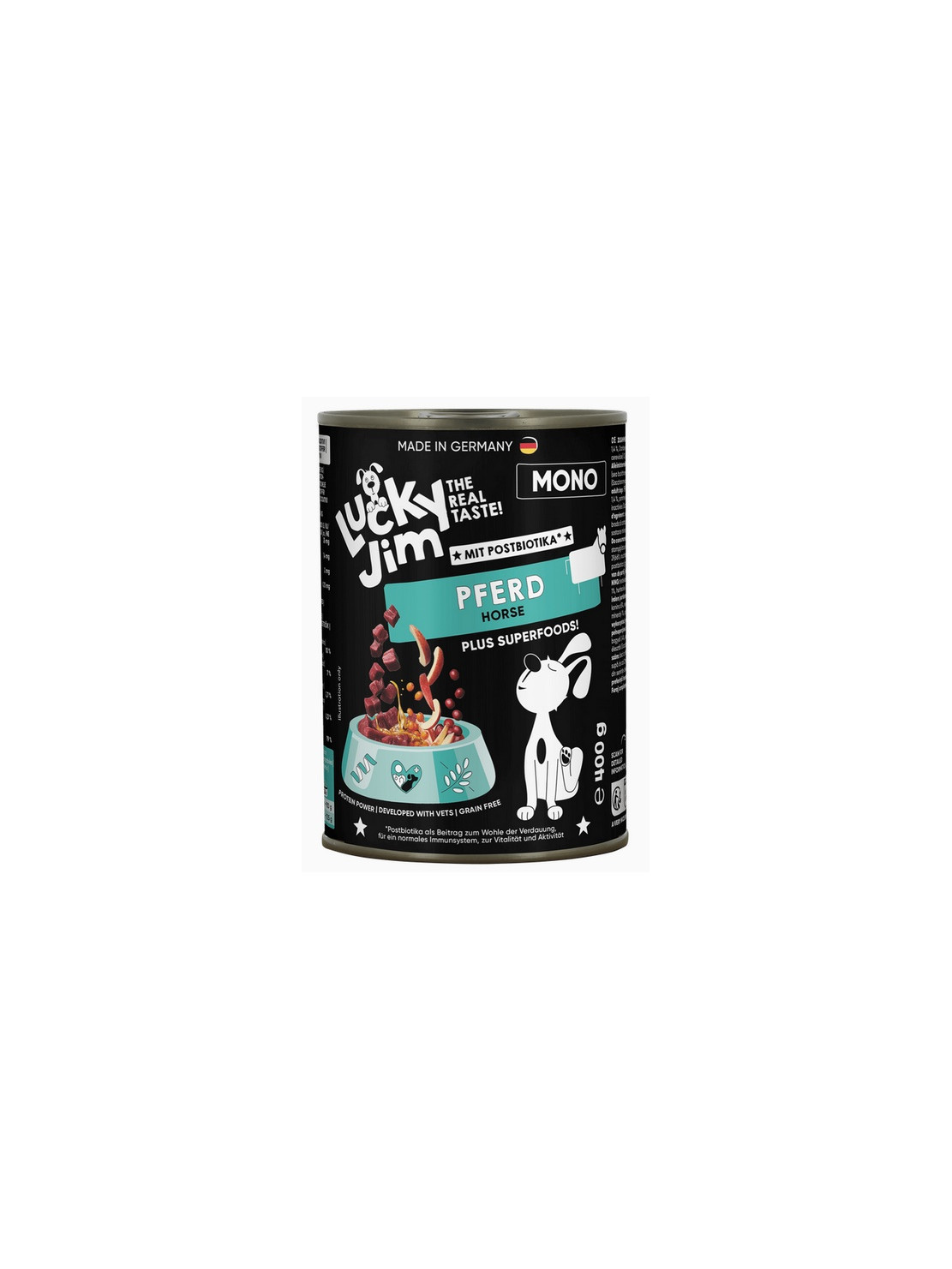 Lucky Jim Mono Adult Konina puszka 400g