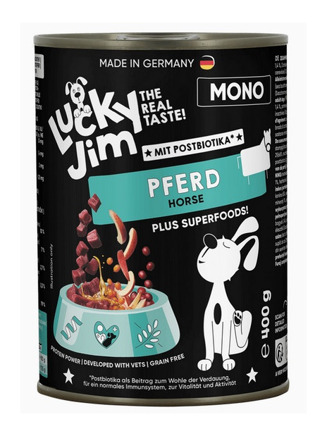Lucky Jim Mono Adult Konina puszka 400g