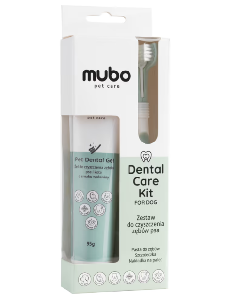 Mubo Dental Care Kit – Kompleksowy Zestaw do Czyszczenia Zębów Psa