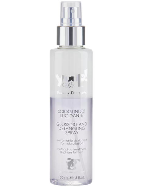 Yuup! Home Glossing and Detangling Spray 150ml – Dwufazowy Spray Nabłyszczający i Ułatwiający Rozczesywanie Sierści