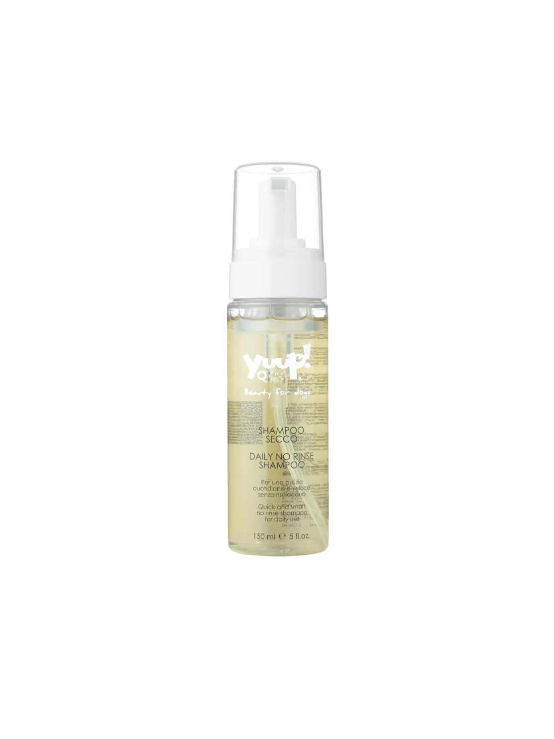 Yuup! Home Daily No Rinse Shampoo 150ml – Szampon w Piance do Codziennej Pielęgnacji Psa i Kota (Bez Spłukiwania)
