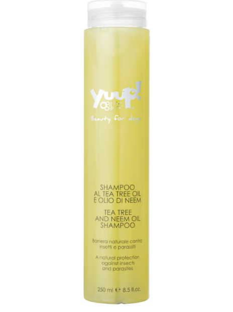 Yuup! Home Tea Tree and Neem Oil Shampoo 250ml – Szampon Ochronny z Olejkiem z Drzewa Herbacianego i Neem dla Psa i Kota