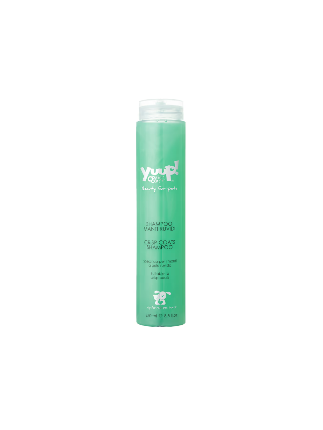 Yuup! Home Crisp Coat Shampoo 250ml – Specjalistyczny Szampon dla Ras z Twardym i Szorstkim Włosem dla Psa i Kota