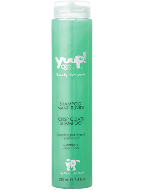 Yuup! Home Crisp Coat Shampoo 250ml – Specjalistyczny Szampon dla Ras z Twardym i Szorstkim Włosem dla Psa i Kota
