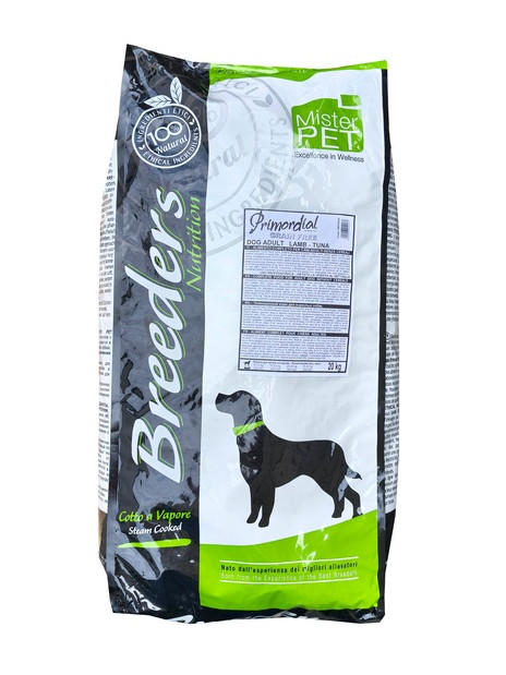 Primordial Breeders Dog Grain Free Adult Tuna & Lamb 20kg