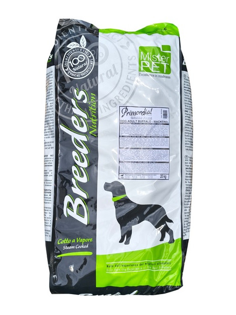 Primordial Breeders Dog Grain Free Adult Buffalo & Mackerel 20kg