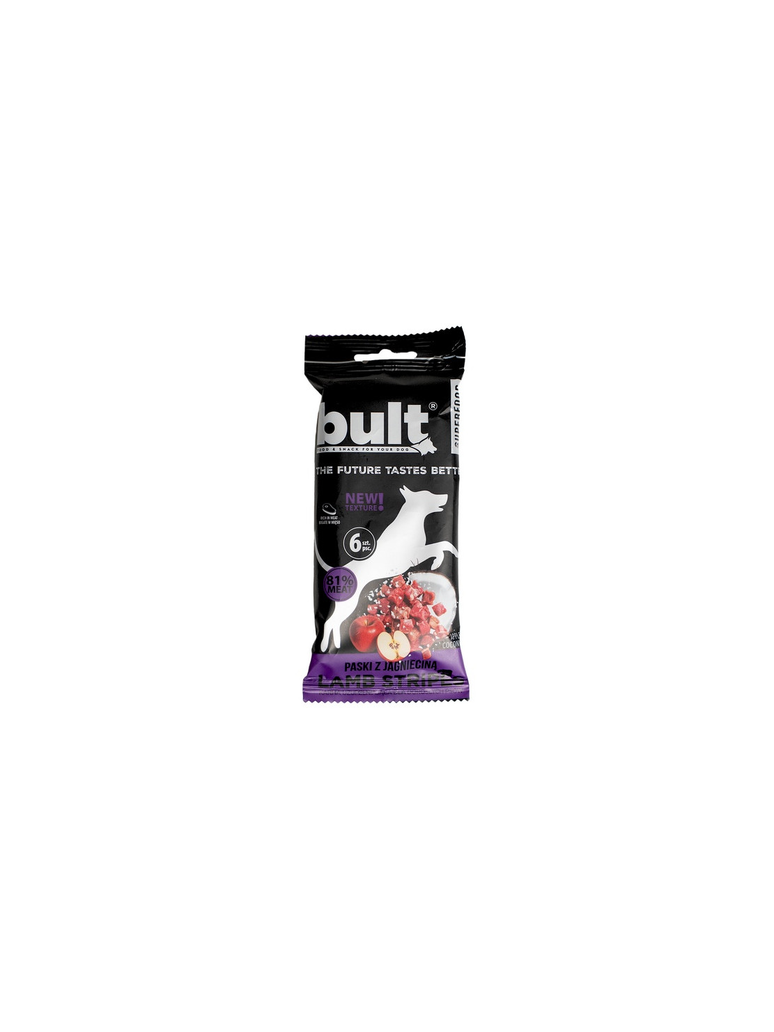 Bult Superfood Tasty Stripes Paski z jagnięciną 60g