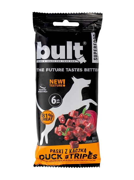Bult Superfood Tasty Stripes Paski z kaczką 60g