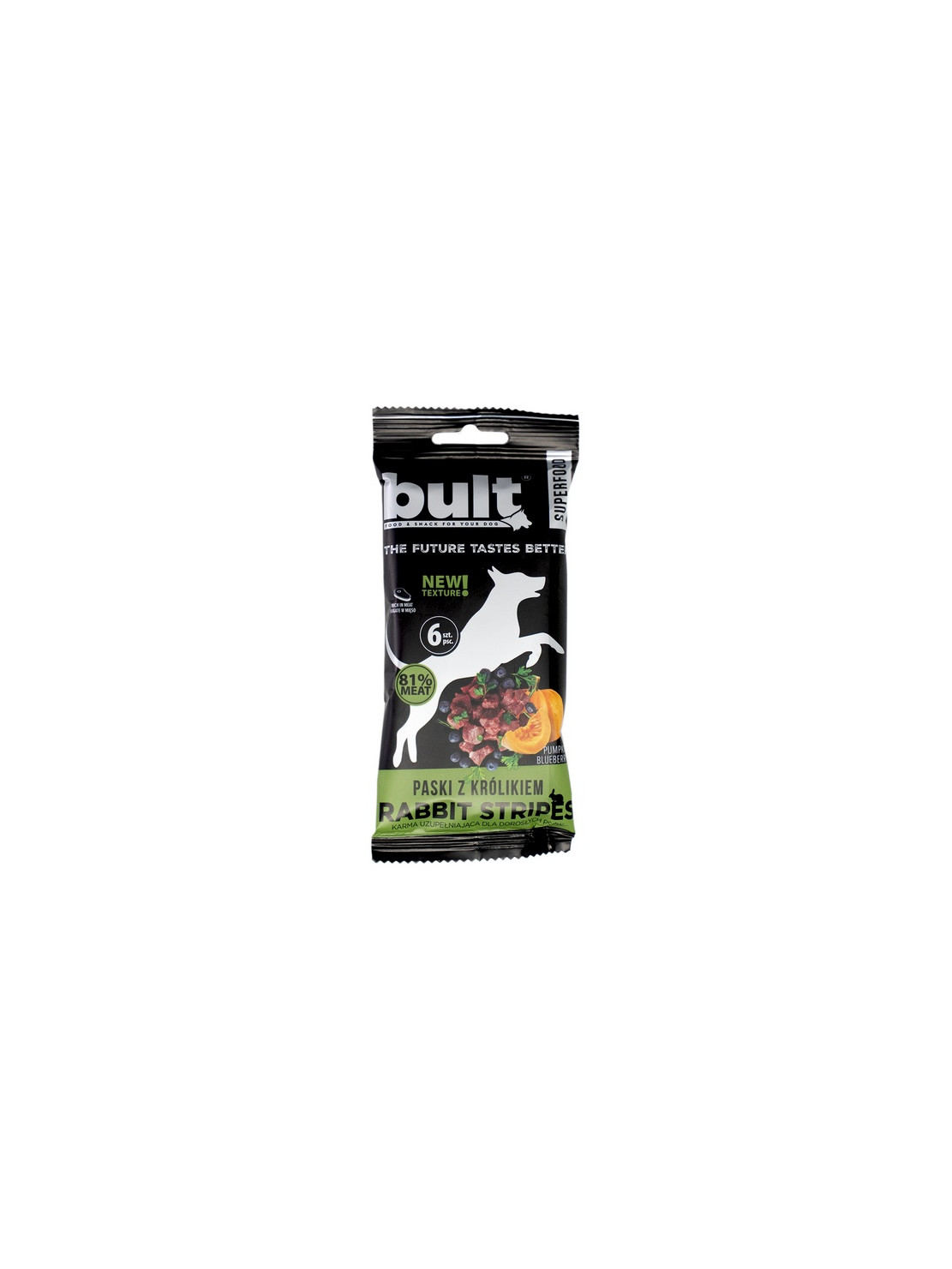 Bult Superfood Tasty Stripes Paski z królikiem 60g