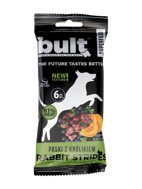 Bult Superfood Tasty Stripes Paski z królikiem 60g
