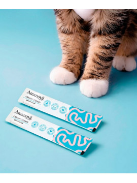 Amanova Cat Creamy Treats  Umami Bliss Chicken & Katsuobushi - kurczak i katsuobushi 6x15g