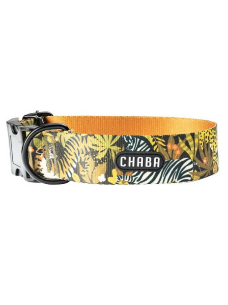 CHABA Obroża regulowana Bull Story IV S/M Jungle