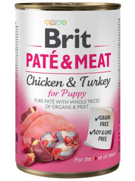 Brit Pate & Meat Dog Puppy puszka 400g