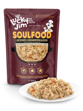 Lucky Jim SoulFood Potrawka z kurczakiem, marchewką i jogurtem 300g