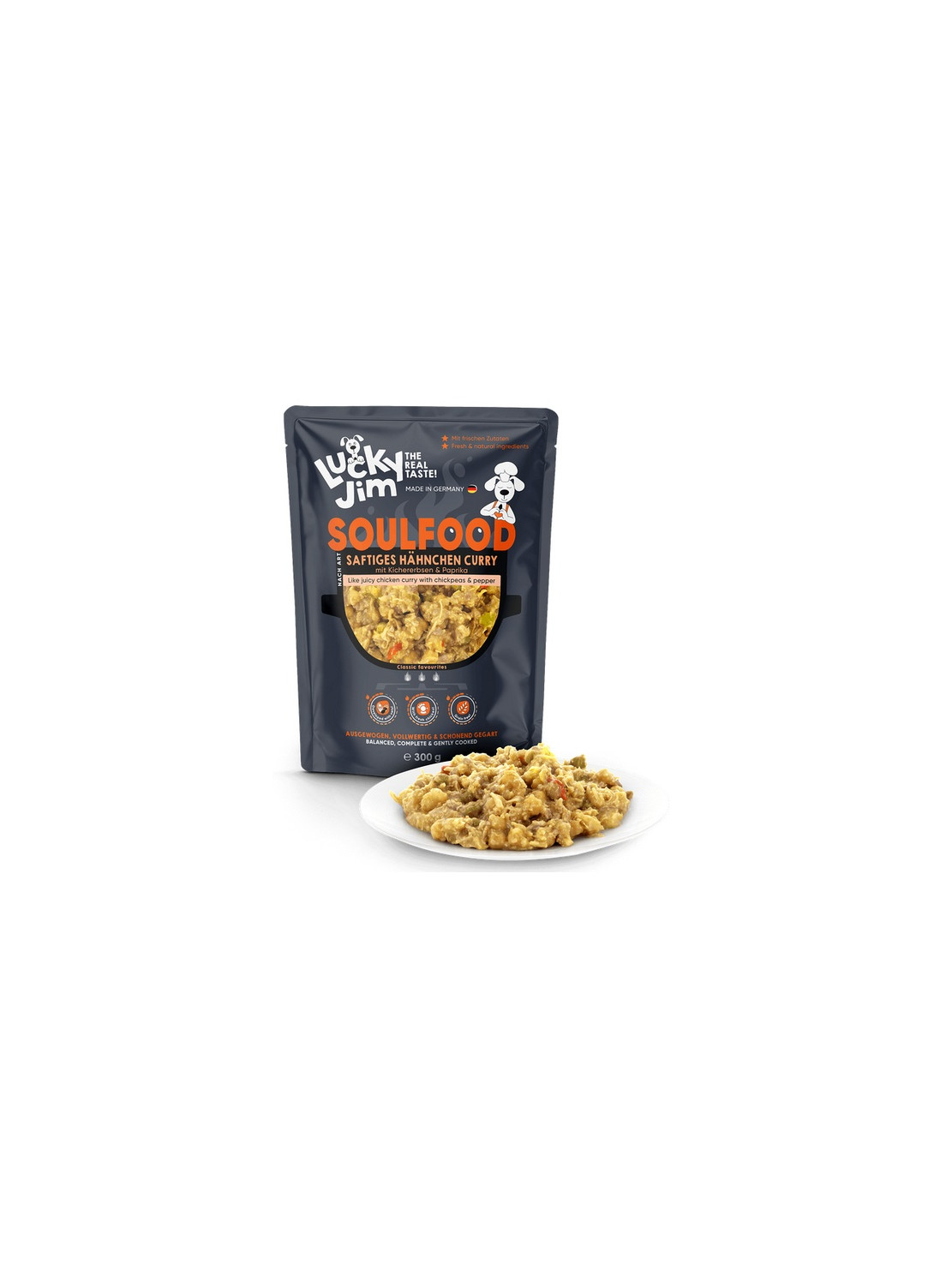 Lucky Jim SoulFood Kurczak Curry 300g