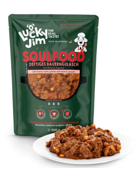 Lucky Jim SoulFood Gulasz z wołowiną i papryką 300g