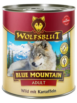 Wolfsblut Dog Blue Mountain Adult - dziczyzna i ziemniaki puszka 800g