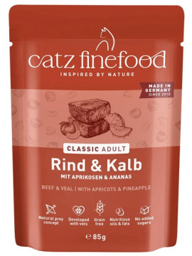 Catz Finefood Classic Wołowina i cielęcina (N.07) saszetka 300g