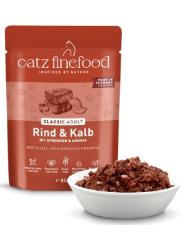 Catz Finefood Classic Wołowina i cielęcina (N.07) saszetka 300g