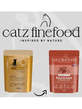 Catz Finefood Classic Wołowina i cielęcina (N.07) saszetka 300g