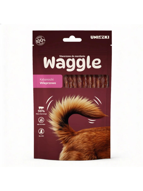 Waggle Kabanosiki Wieprzowe 60 g - Naturalny przysmak dla psa