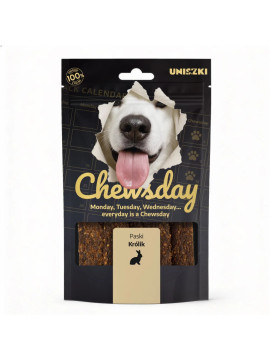 Uniszki Chewsday Królik 80 g - Naturalny przysmak dla psa