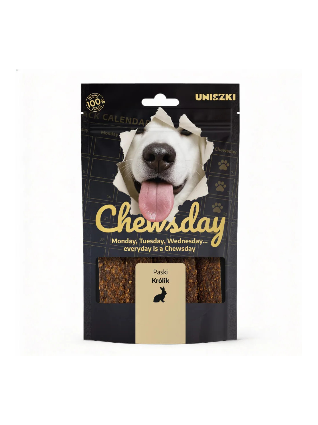 Uniszki Chewsday Królik 80 g - Naturalny przysmak dla psa