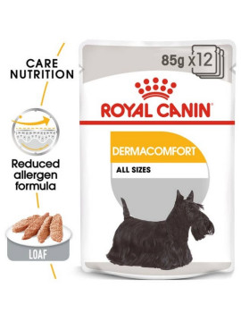 Royal Canin Dermacomfort Loaf  karma mokra – pasztet, dla psów dorosłych wszystkich ras saszetka 85g