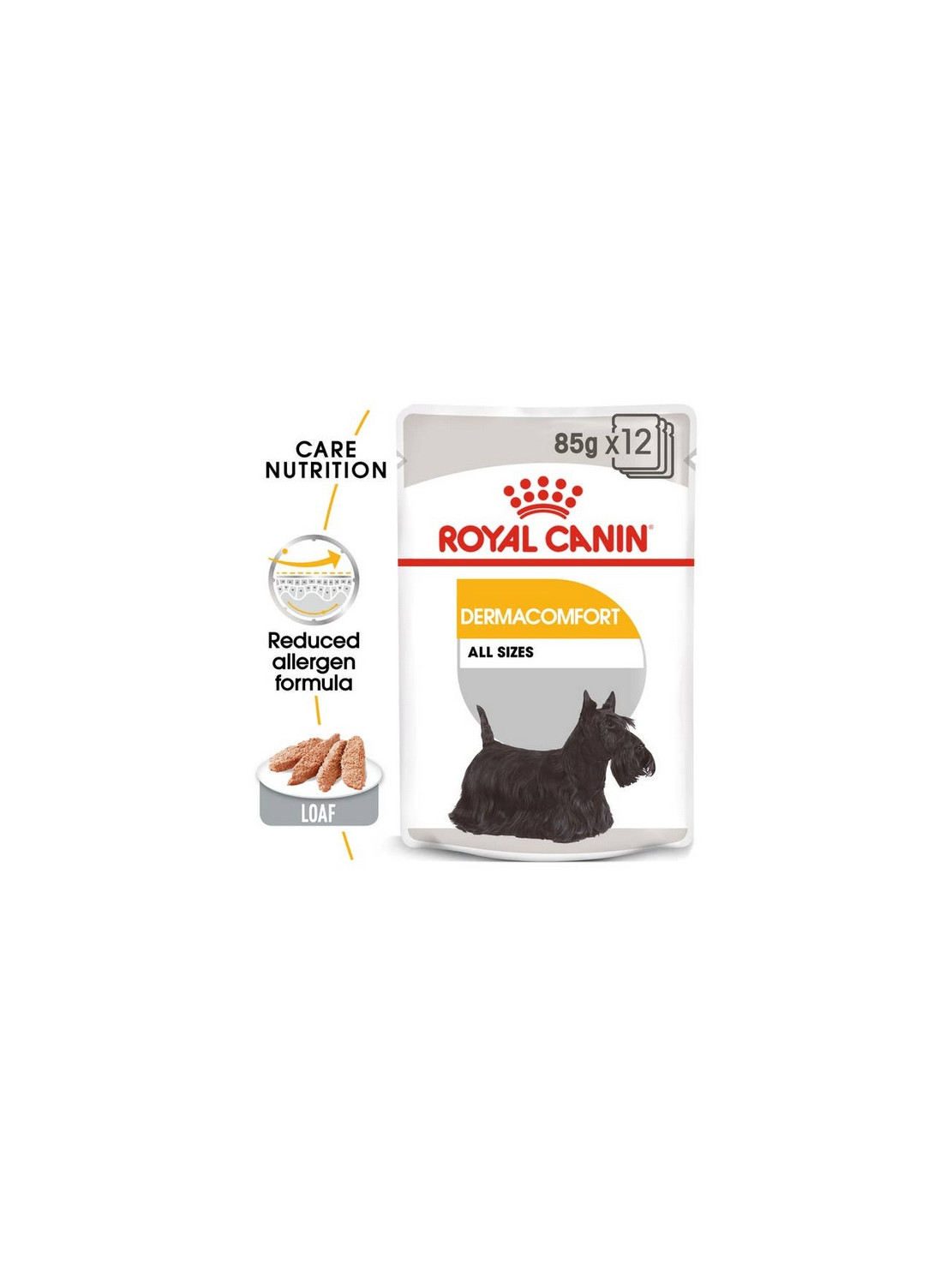 Royal Canin Dermacomfort Loaf  karma mokra – pasztet, dla psów dorosłych wszystkich ras saszetka 85g