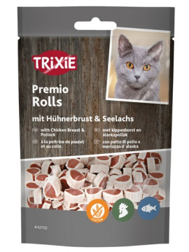 Trixie Premio Fish Chicken Rolls - krążki z kurczakiem i łososiem [42702]