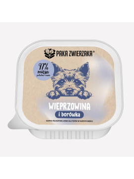 PAKA ZWIERZAKA Wieprzowina z Borówką 150 g |...