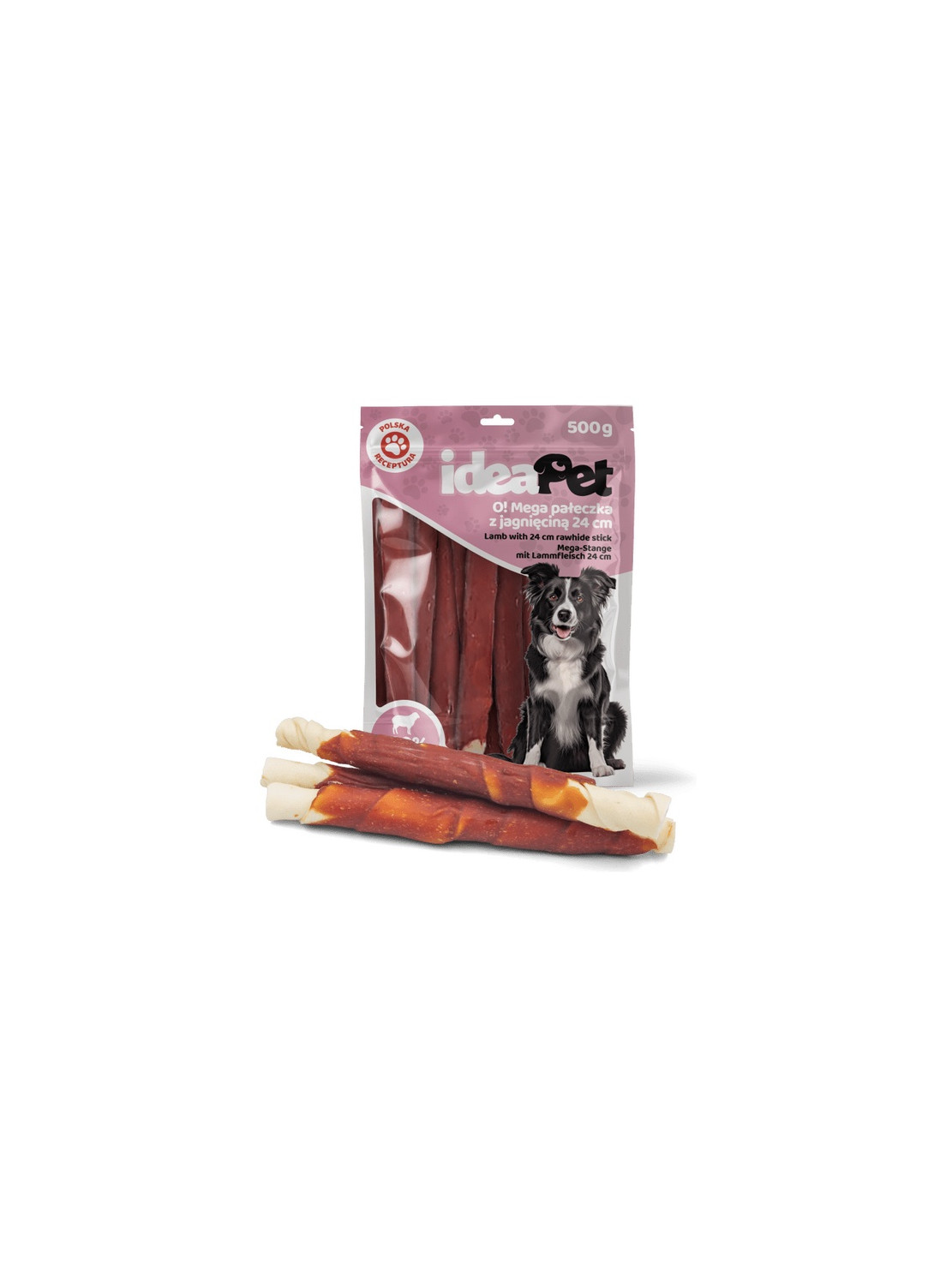 IdeaPet Mega pałeczka z jagnięciną 500g