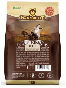 Wolfsblut Dog Western Cape Adult - struś i bataty 1kg
