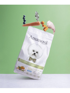 Amanova Dog Adult Mini Digestive Divine Rabbit - królik 800g [termin ważności: 29.11.2026]