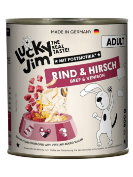 Lucky Jim Classic Adult Wołowina i jeleń puszka 800g