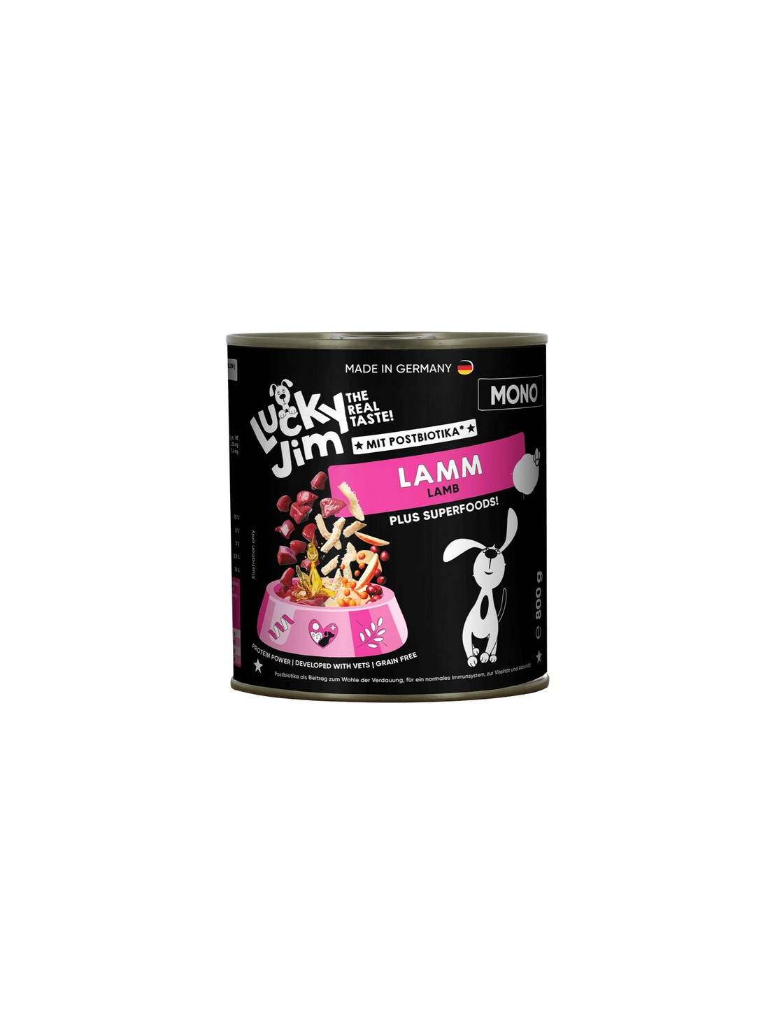 Lucky Jim Mono Adult Jagnięcina puszka 800g
