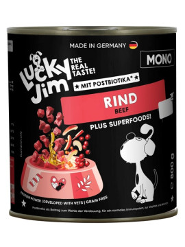 Lucky Jim Mono Adult Wołowina puszka 800g