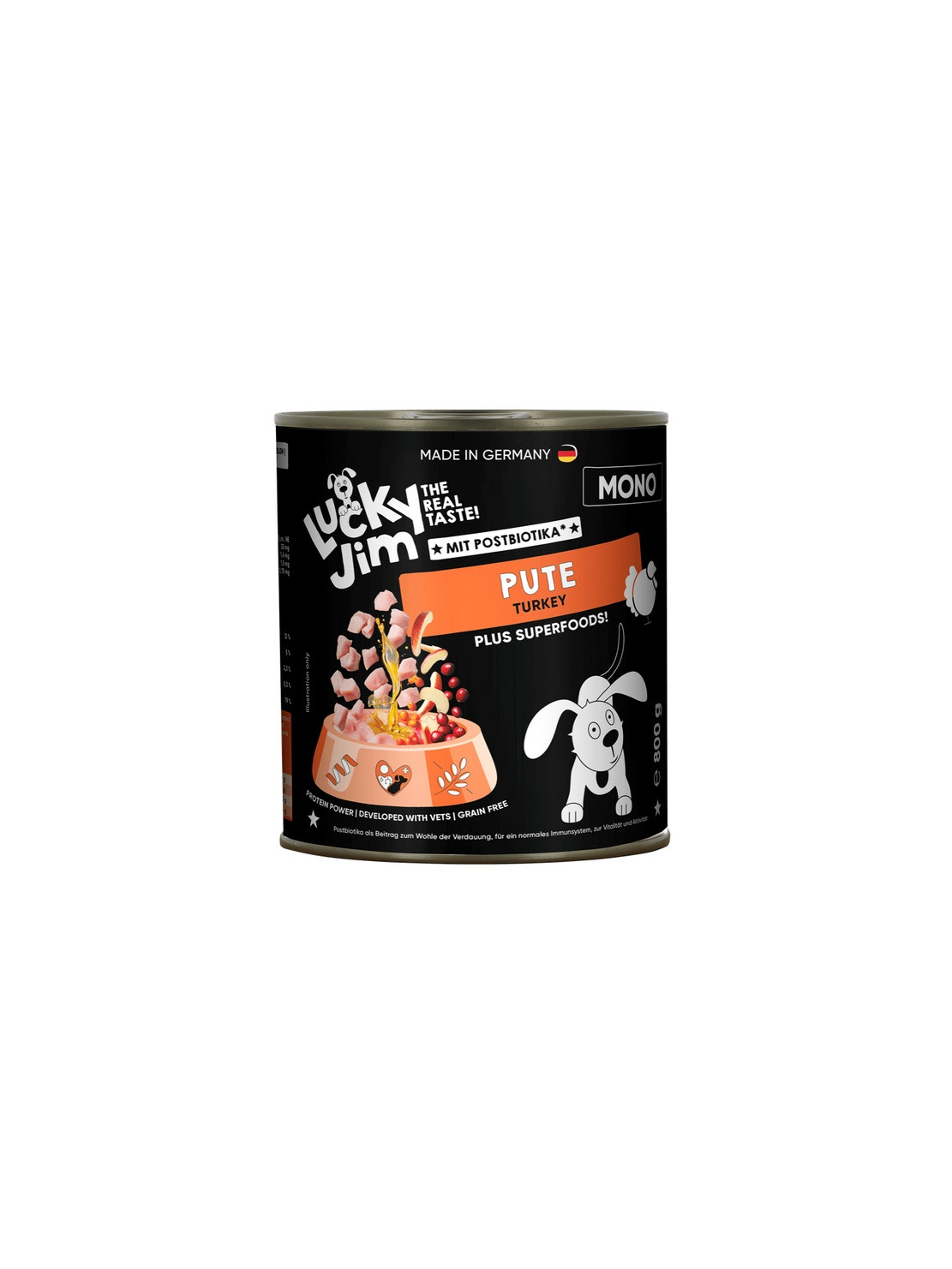Lucky Jim Mono Adult Indyk puszka 800g