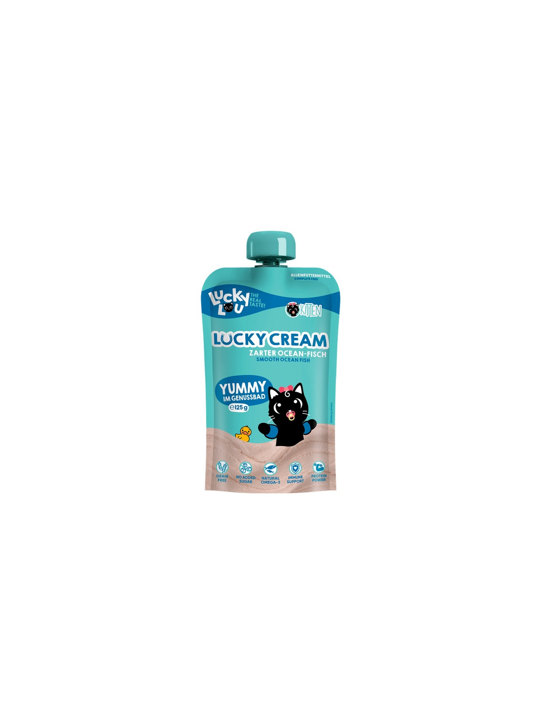 Lucky Lou Lucky Cream Kitten Ryby oceaniczne 125g
