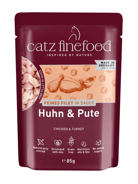 Catz Finefood Feines Filet In Sauce Kurczak i indyk saszetka 85g